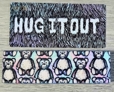 ZOX ''HUG IT OUT'' #6138 new medium pastel bears sold out collectible wristband 