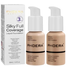 PHOERA Foundation, PHOERA Matte Liquid Foundation,Phoera Makeup for Women, PHOER