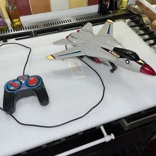 Vintage (1990) F-14 Tomcat Airplane Jet Toy noice and movement works see pics