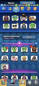 CR 67 LVL | 38 MAXED CARDS | 11K+ Trophies | 14K+ GEMS | 500K+ GOLD | CHEAP