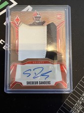 2025 panini phoenix Shadeur Sanders Rookie Patch Auto RPS-SSS /199