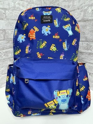 LoungeFly Disney Parks Monsters Inc Full Size Backpack Rare  display picture 3