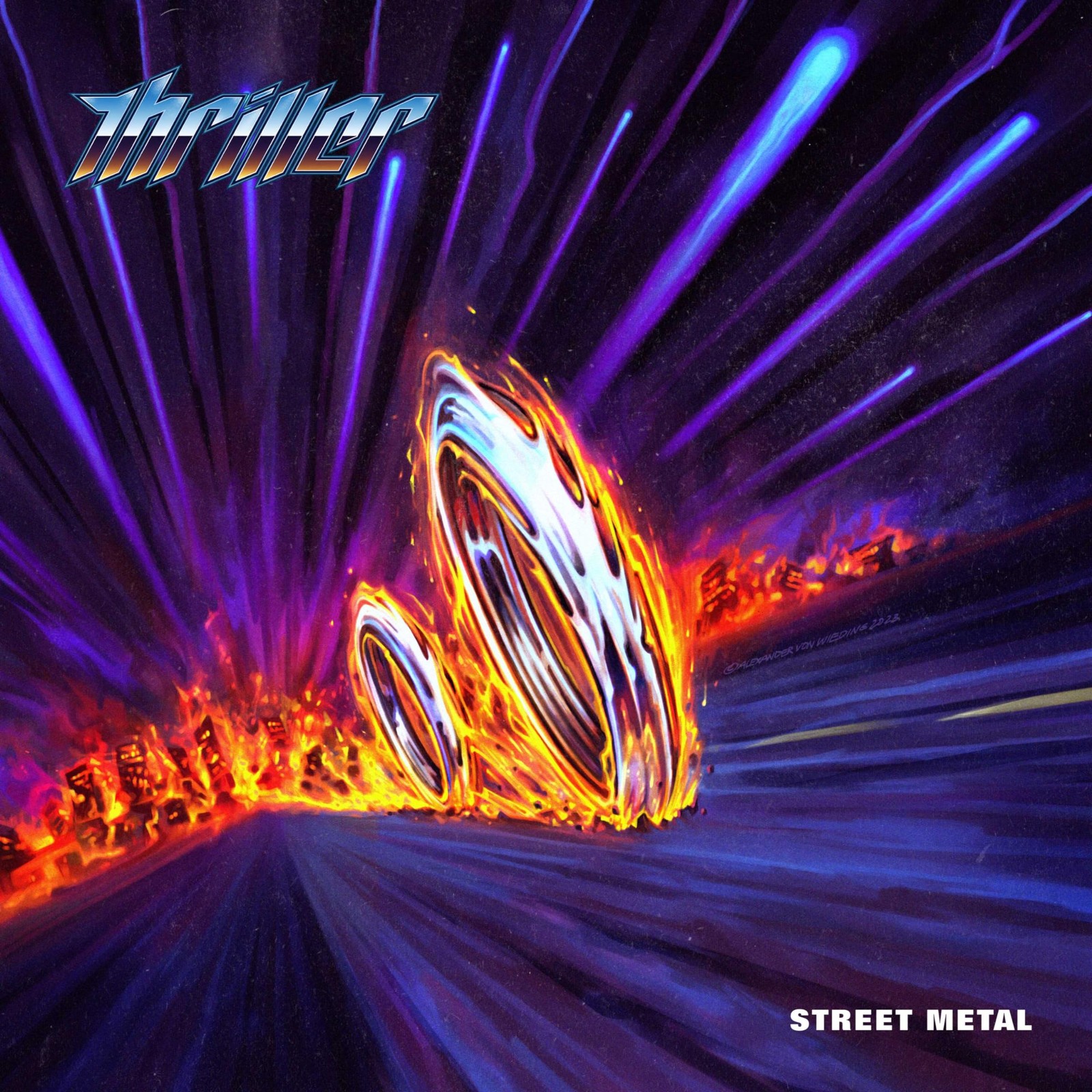 THRILLER STREET METAL  with Bonus Track From Japan CD 9tracks
