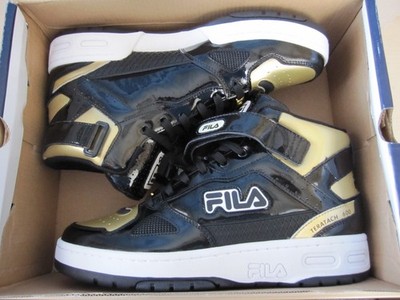 BRAND NEW FILA Teratach 600 Mid Men's Sneakers Size 12 Black/Gold/White