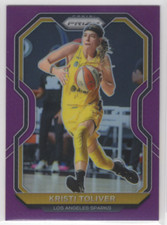 2021 Panini Prizm WNBA Prizms Purple #56 Kristi Toliver /99 - NM-MT