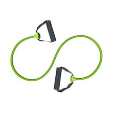 Exercise Resistance Band with Cushioned Grips for Arms, Legs, Back and 1