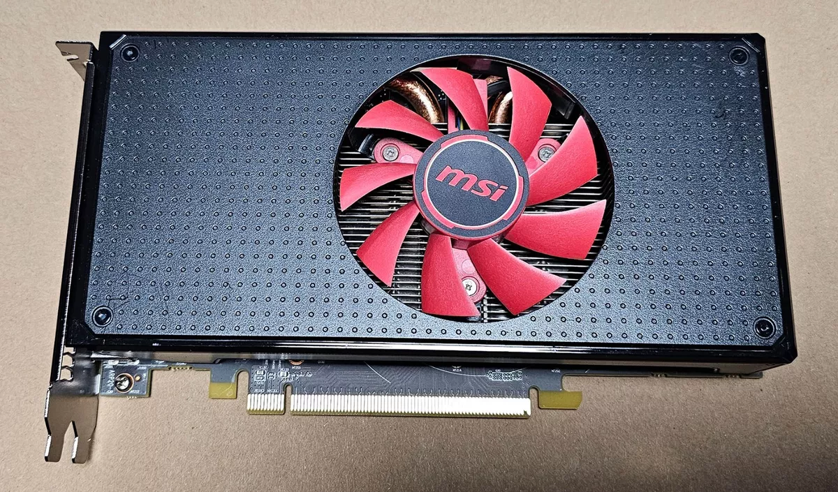 MSI AMD Radeon RX 580 8GB V1 GDDR5 Graphics Gaming Video Card Mini