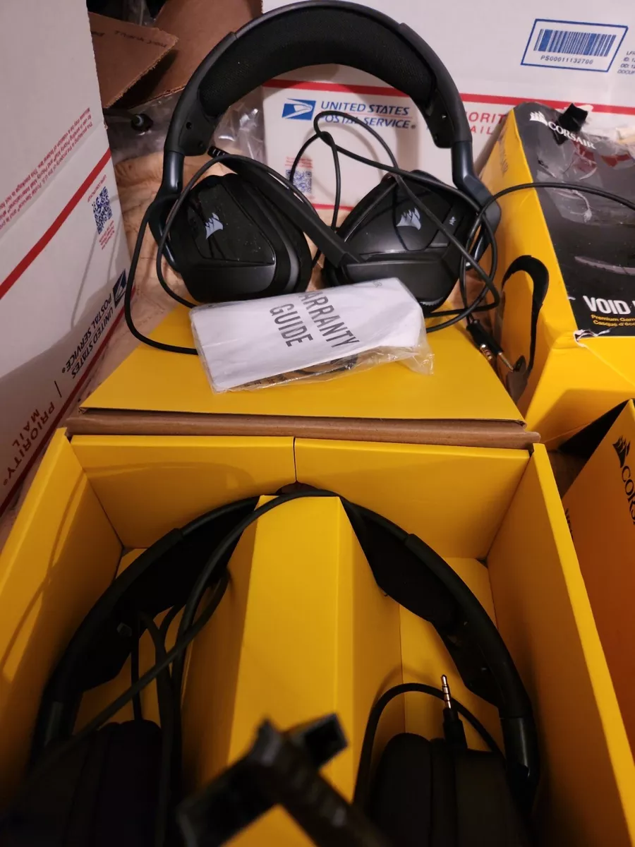 Corsair Void Elite USB CA 9011203 Stereo Wired 3.5mm Gaming Headset Lot of 2
