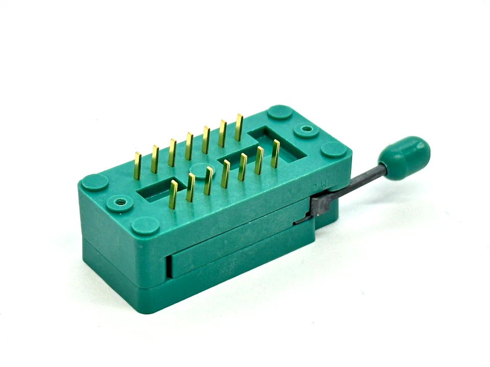 3M 214-3339-00-0602J Textool DIP Buchse ZIF 14POS GOLD 7,62mm Abstand - Bild 2 von 4