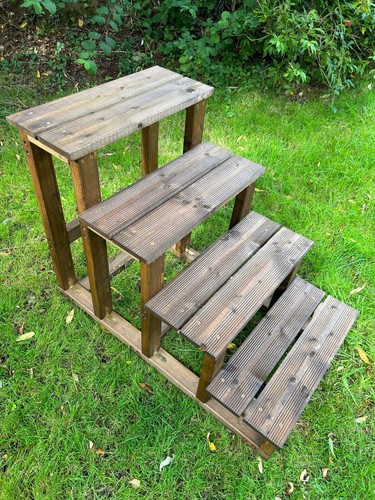 Große 4 Stufen Treppe 75 cm für Pferde Montageblock, Pools, Whirlpools, Trampoline - Bild 4 von 10