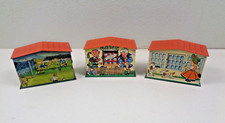 3 Antique Mechanical Tin Litho Toy Banks