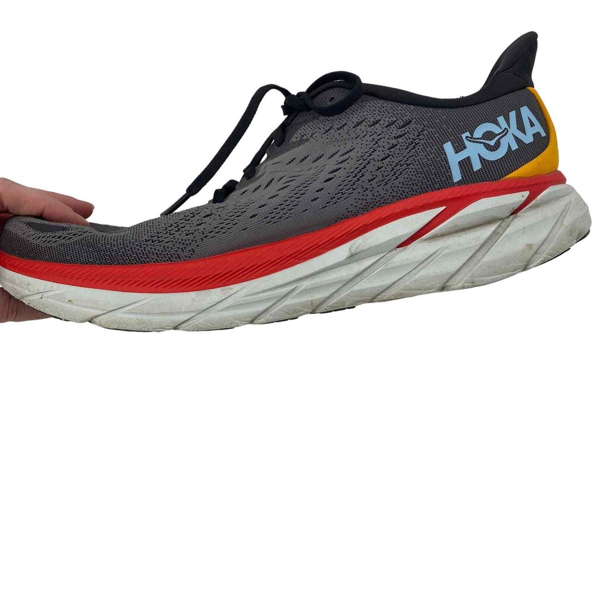 HOKA One One Mens Clifton 8 Running Shoes Athletic Sneakers 