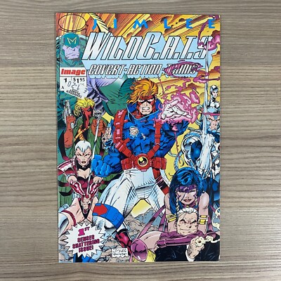 WILD C.A.T.S COVERT ACTION TEAMS COMIC BOOK IMAGE COMICS #1 1992 RETRO VINTAGE