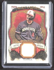 Carlos Correa 2024 Topps Allen & Ginter A&G Relics Full Size A MEM #AGR-CC