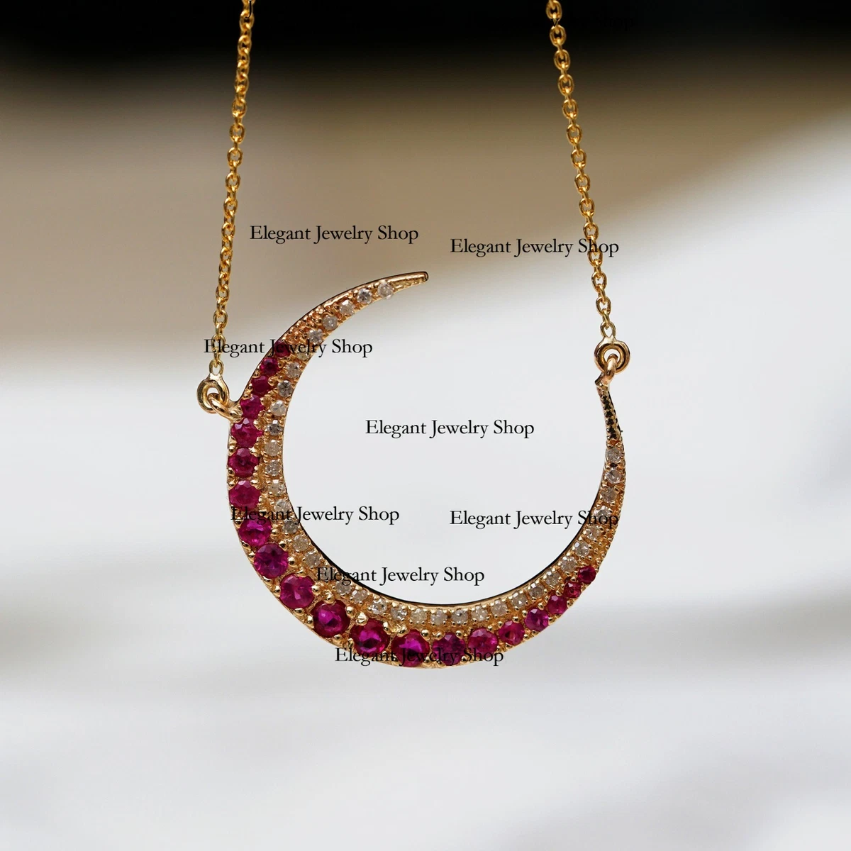 Ruby shop moon jewelry