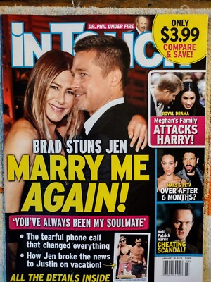 IN TOUCH MAGAZINE 01/15/2018 BRAD & JEN MARRY ME AGAIN! 