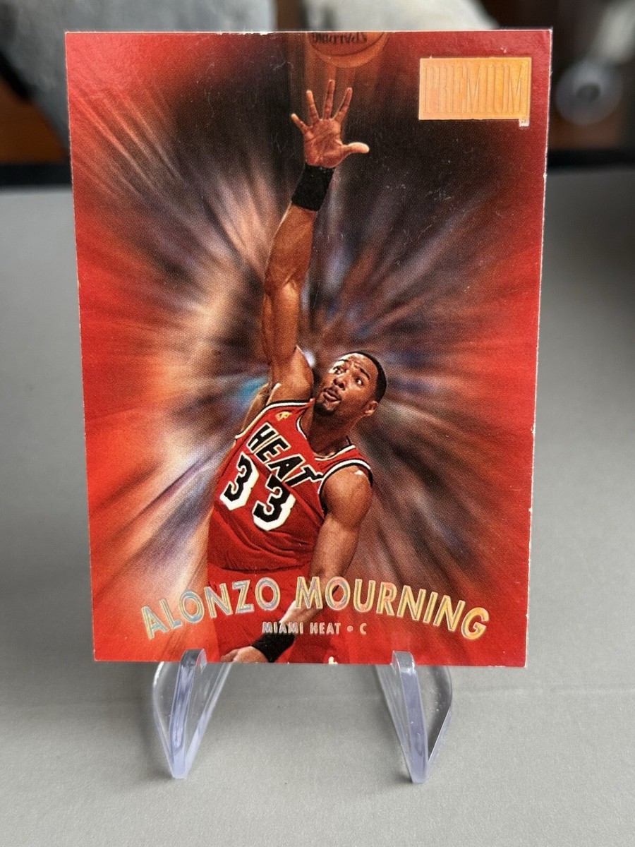 1997-98 SkyBox Premium #61 Alonzo Mourning Miami Heat BASKETBALL