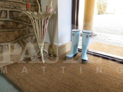 Entrance Matting 17mm Doormat Mat Coconut Pvc Backed 1m 2m Coir