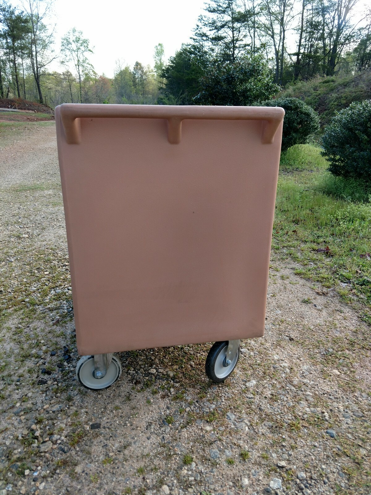 2 Restaurant Tray/Dish Carts  38" x 22" x 34" Coffee Color