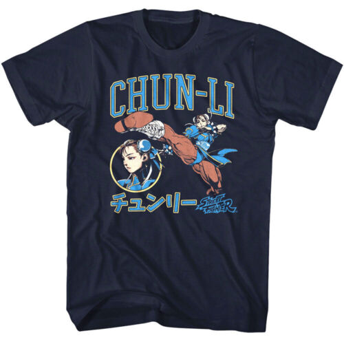 T-shirt homme chinois Street Fighter Chun-Li Kempo - Photo 1 sur 4