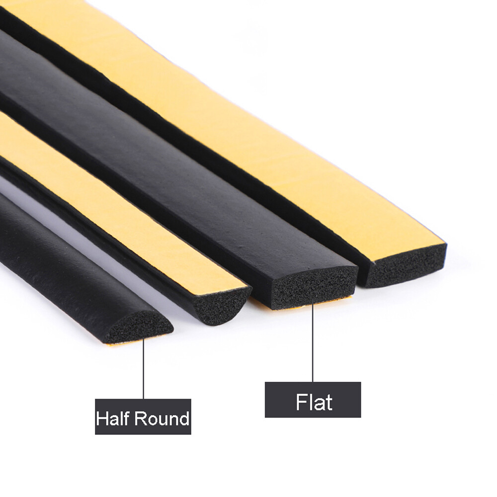 Striscia Di Tenuta In Spugna Autoadesiva In EPDM Schiuma Nera In Gomma Schiuma Nera Forte Guarnizione Di Tenuta Anticollisione Adesiva Su Un Solo Lato Mxbc - Foto 14
