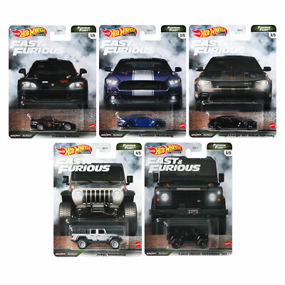 Hot Wheels Fast & Furious Furious Fleet 1:64 Autos - Wählen Sie Ihr Auto!