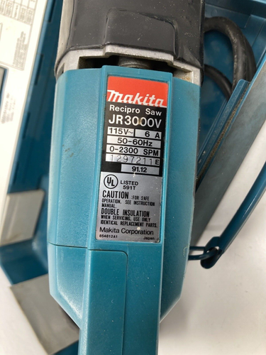 Makita JR3000V Corded Variable Speed Reciprocating Saw Metal Case "See Video" - Picture 6 of 16