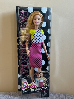 2015 Barbie Fashionista Doll 13- Dolled Up In Dots. NRFB, #DGY62
