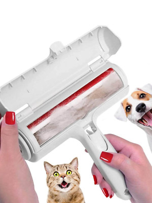 Pet Hair Remover Roller - Dog & Cat Fur Remover with Self-Cleaning Base 