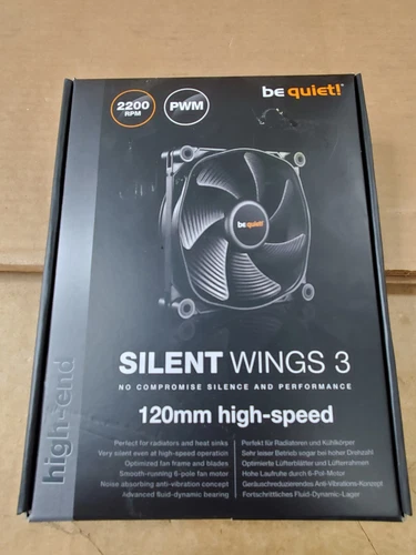 be quiet! Silent Wings 3 FAN Case 120mm PWM High-Speed 2200rpm High End