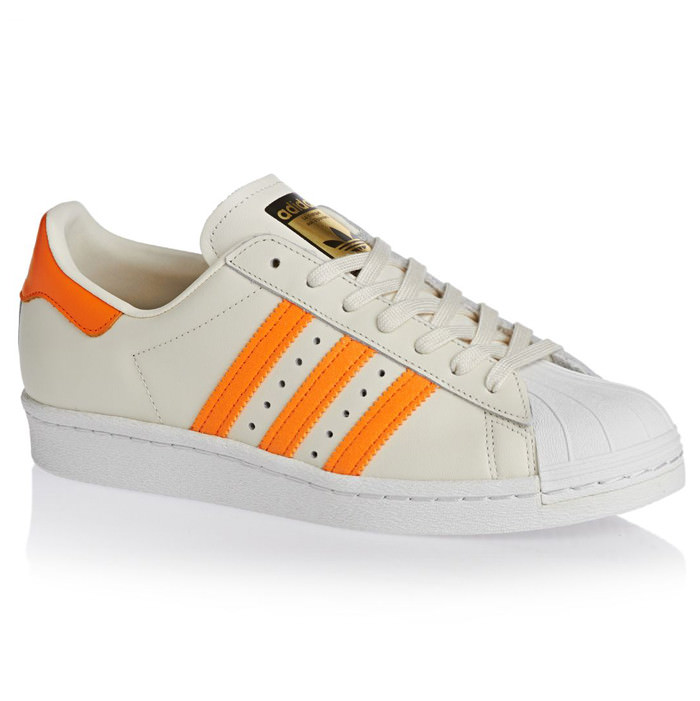 ADIDAS ORIGINALS SUPERSTAR anni '80 Sneaker Scarpe da ginnastica white-orange Scarpe classiche da uomo ADIDAS ORIGINALS SUPERSTAR anni '80 Sneaker Scarpe da ginnastica white-orange Scarpe classiche da uomo