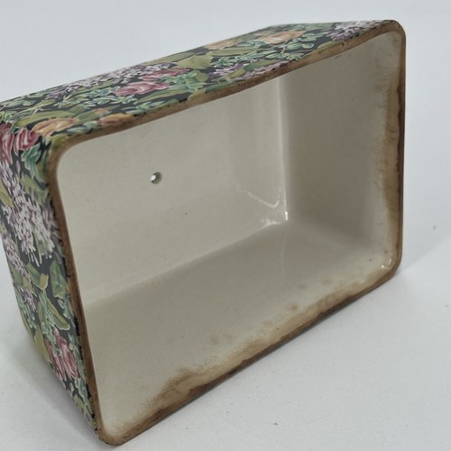 PV09250 Vintage Lord Nelson Ware BLACK BEAUTY CHINTZ Small Cheese Keeper - Picture 12 of 15
