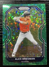 2021 Prizm Baseball Alex Bregman Green Donut Circles