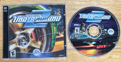 #ad #ad Disc 1 Only “Need For Speed Underground 2” PC Video Game EA Games 2004 Used $86.92