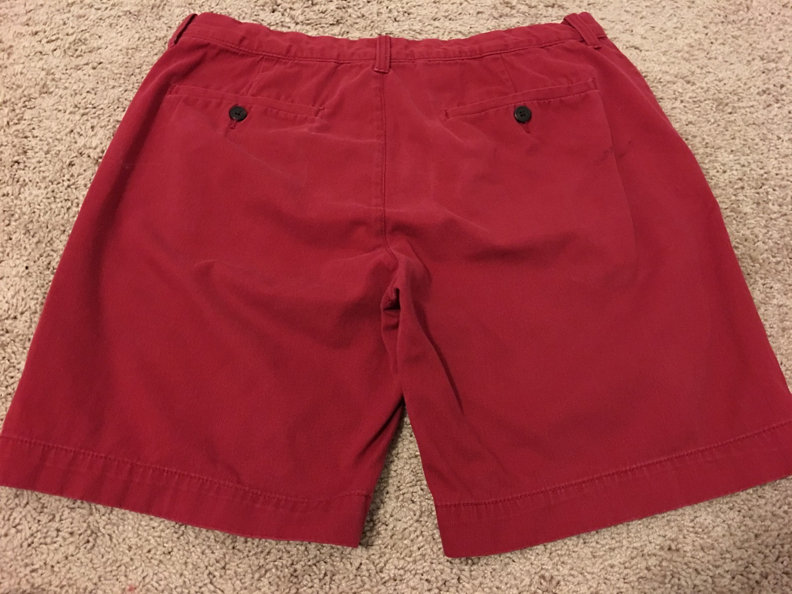 JCP MEN'S W 34 RED QUALITY COMFORTABLE KHAKI CHINO NICE CASUAL SHORTS eBay
