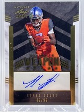 2022 Leaf Ultimate Draft Romeo Doubs Ultimate Weapon Gold Rookie Auto #/99