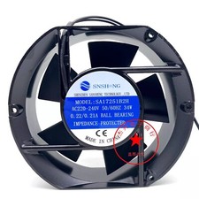 SNSHENG SA17251B2H AC220V-240V 34W 0.22A/0.21A Cooling Fan
