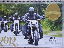 KALENDER GREMIUM MC  40 JAHRE LIMITIERTE SONDER EDITION  2012 CALENDAR LIMITED