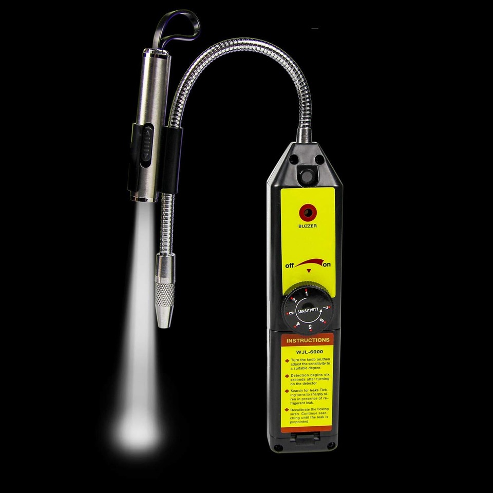 Car Air Conditioner Leak Detector Halogen Gas AC Freon Refrigerant Leak