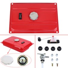 7 Gallon Universal Generator Gas Tank Fuel Filter Gauge Petcock fit For EC6500