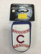 Chicago Cubs Real Baseball Leather Phone Case Made By Wear The Game