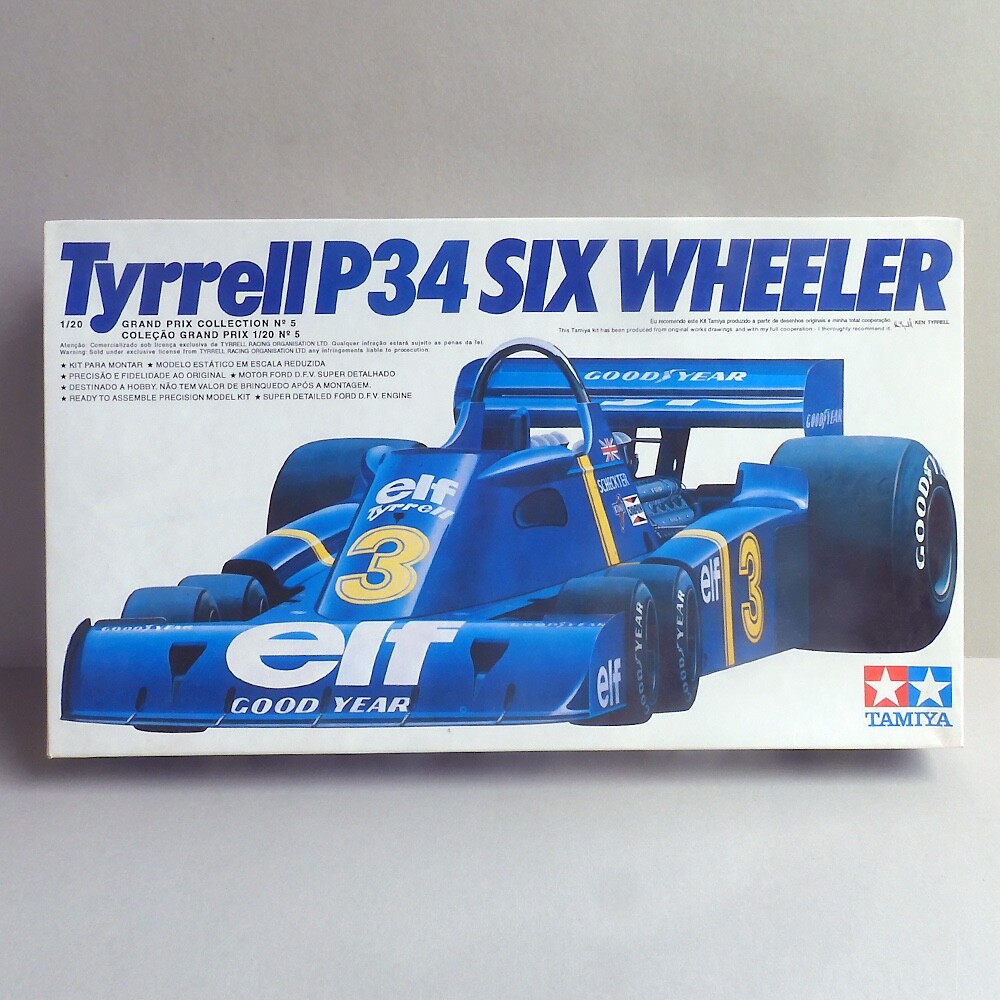 TAMIYA 1/20 Tyrrell P34 Six Wheeler Plastic Model Kit | eBay