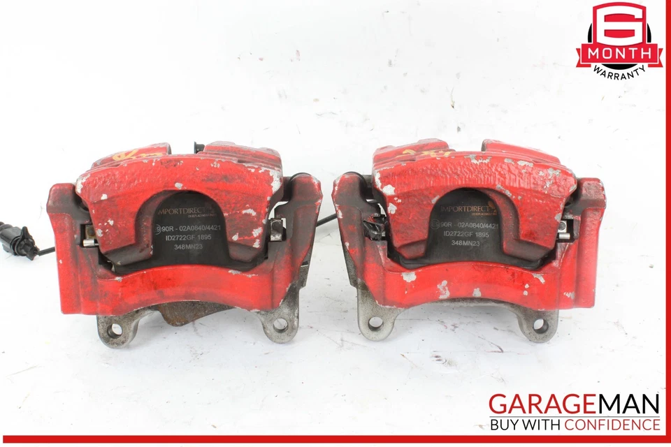 Juego de 2 pinzas de freno traseras izquierda y trasera derecha Audi Q7 17-24 OEM Foto 3 de 4