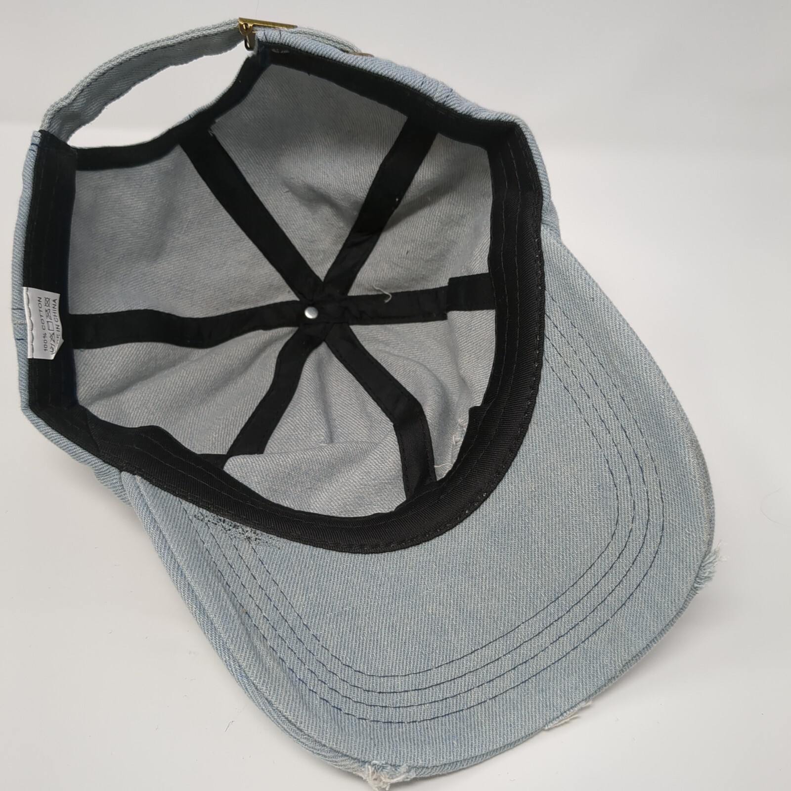 Unbranded Slideback Hat Blue One Size Solid Adjus… - image 6