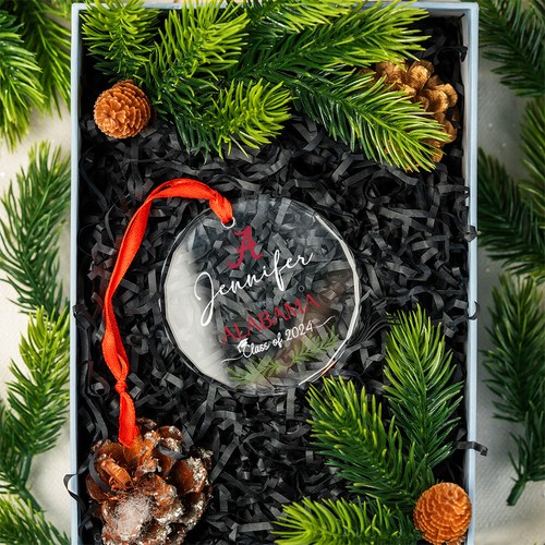 Personalized Graduation Ornament, College Bound Ornament, Class Of 2024 Ornament - Picture 2 of 6