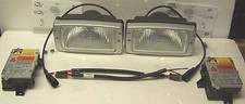 2 Hella Xenon Hid Work Lights Fog Driving Security Lamps Snowplow Cat Bulldozer
