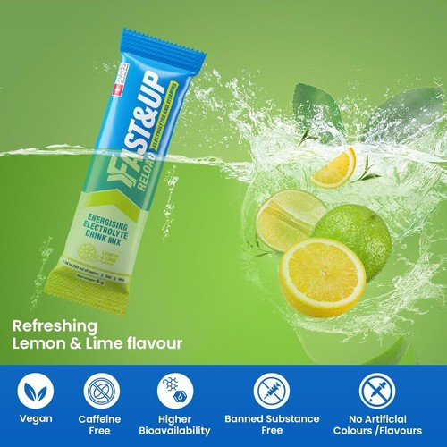 Fast&Up Reload Electrolyte Powder Drink Mix |15 sachets| 5 Electrolytes & Vitam - Picture 3 of 8