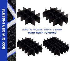 Box Divider Inserts Sets - 6, 8, 12, 15, 24, 35 & 48 Cells - Correx Caterbox