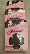 [3x] Hollywood Fashion Secrets Gentle No-Show Concealers, DEEP/DARK Skin Tones