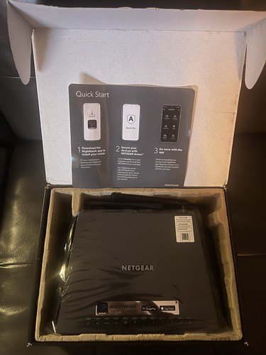 NETGEAR Nighthawk R6700-AC1750 High Speed Smart Wi-Fi Cable Router New Open Box - Picture 4 of 5